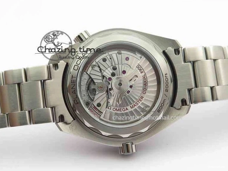 0308 Planet Ocean 2016 43.5mm SS OM 1:1 Best Edition Black Dial On SS Bracelet A Cozy 8162